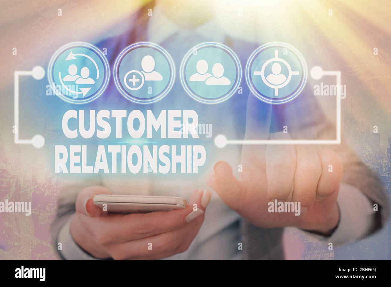 Writing note showing Customer Relationship. Business concept for Deal ...