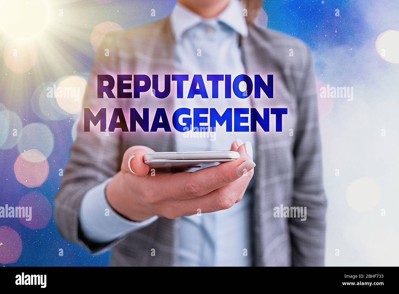 Conceptual hand writing showing Reputation Management. Concept meaning ...