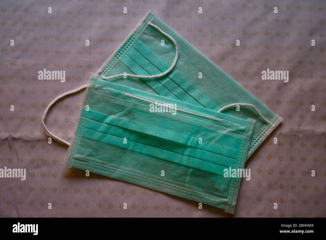 Triple layer surgical masks for the prevention of airborne diseases Stock Photo Alamy