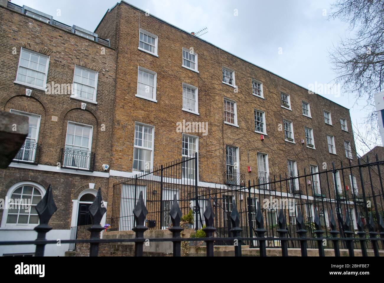 229-235 Hackney Road, London Borough of Hackney, EC2 Stock Photo