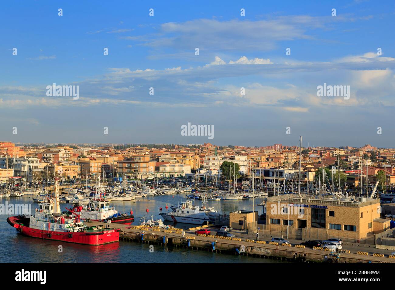 Port of Fiumicino, Rome, Italy, Europe Stock Photo - Alamy