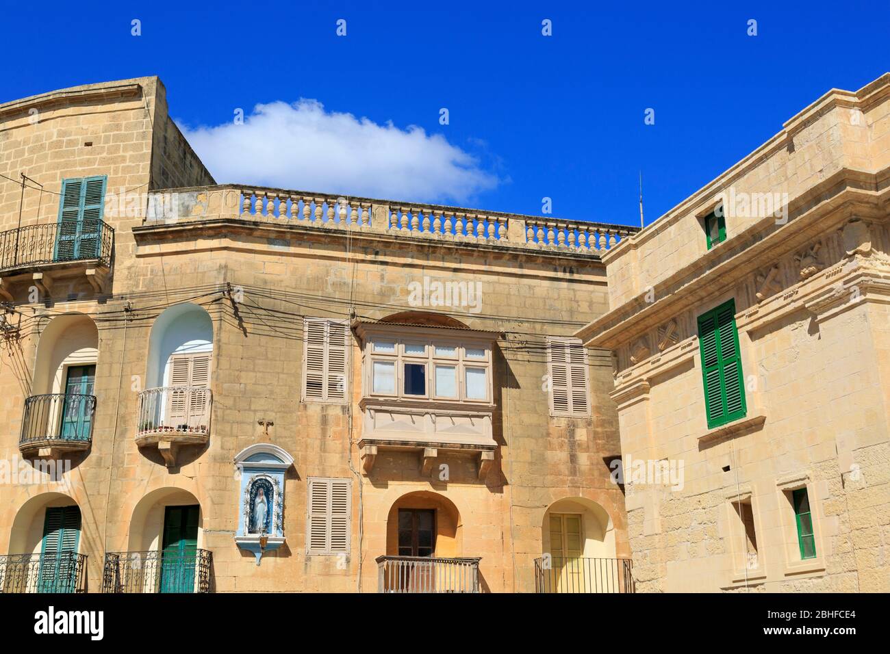 Independence Square, Victoria City, Gozo Island, Malta, Europe Stock Photo