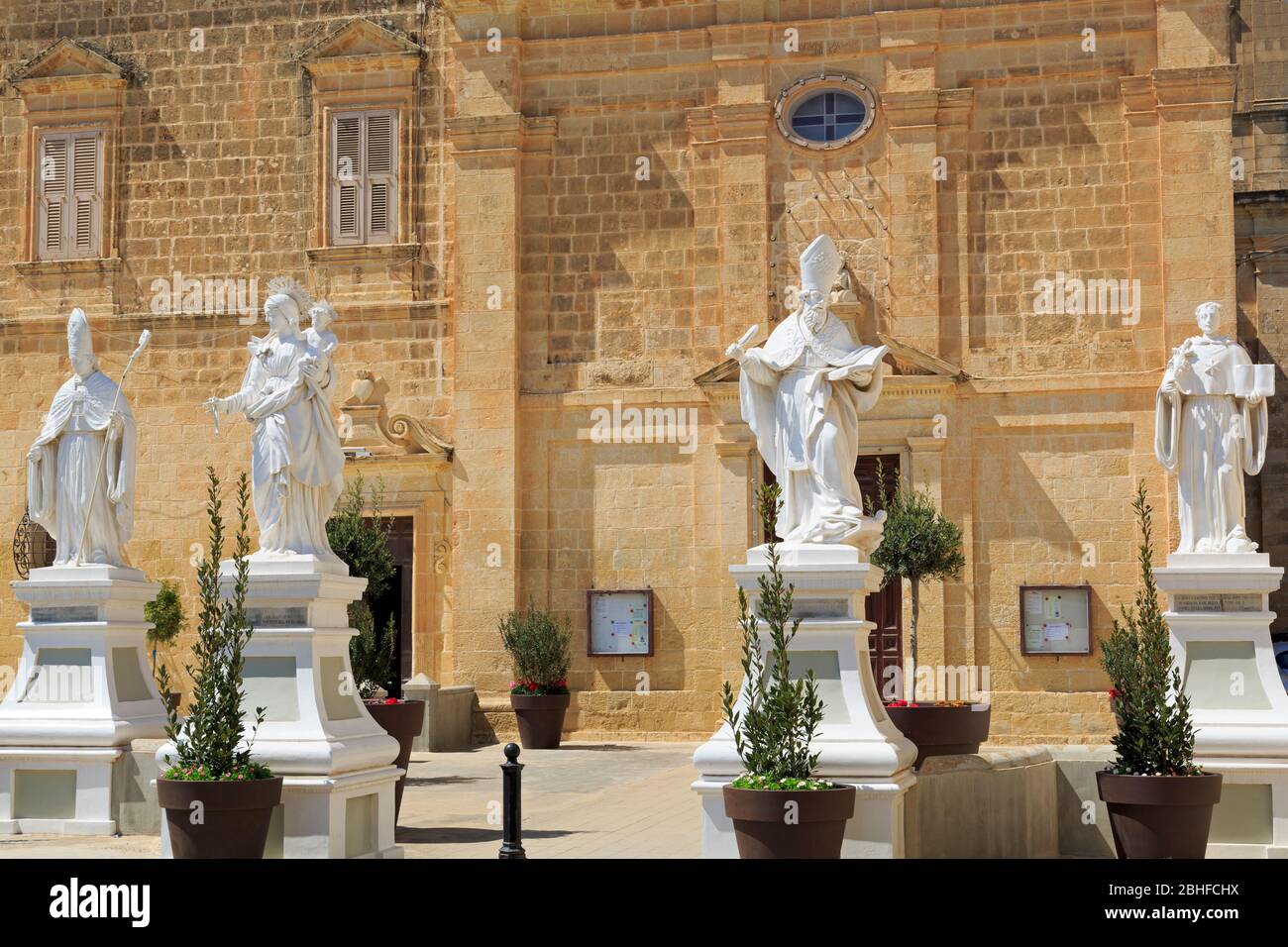 St. Wistin Church, Victoria City, Gozo Island, Malta, Europe Stock Photo