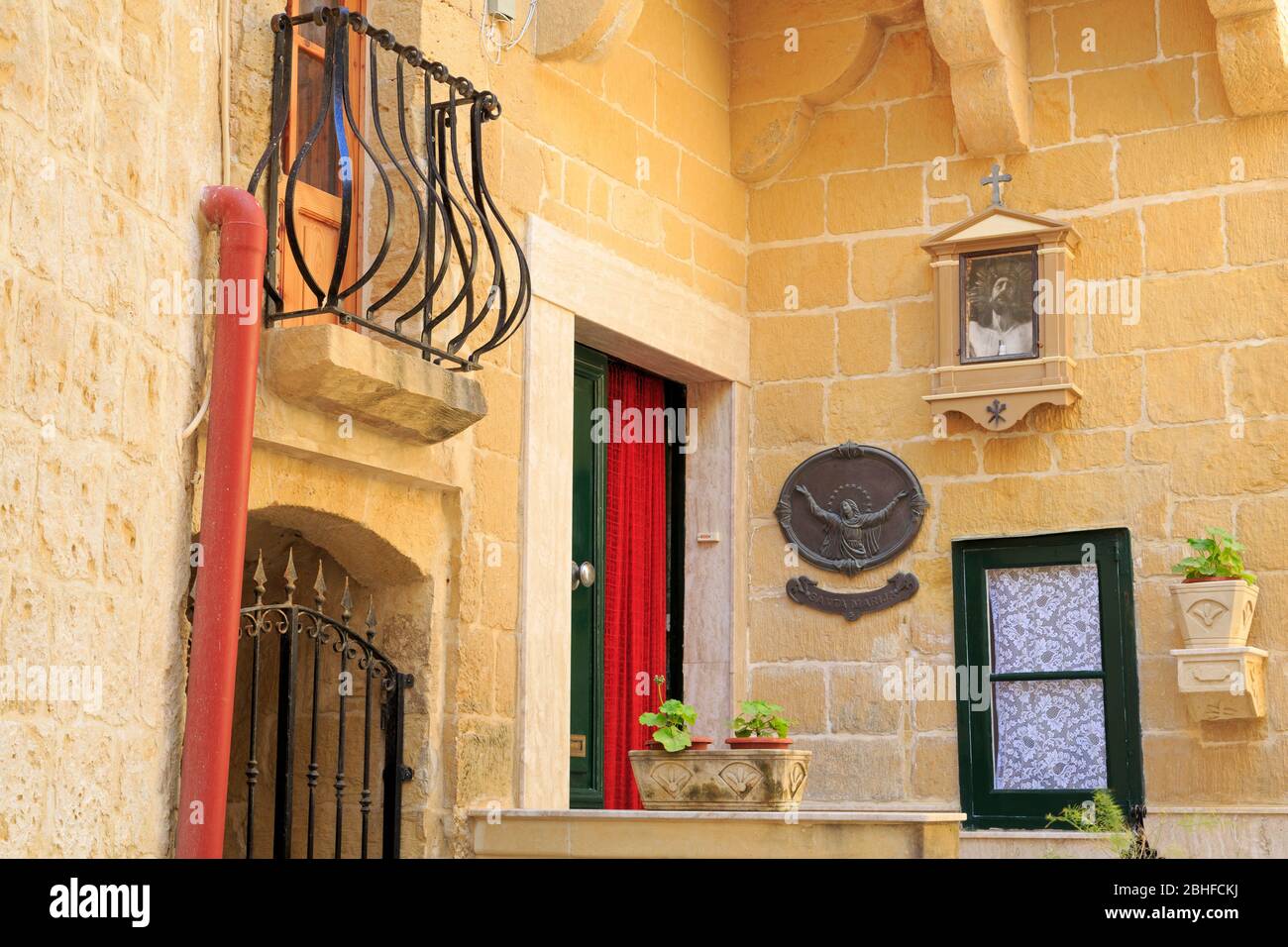 Architecture, Victoria City, Gozo Island, Malta, Europe Stock Photo
