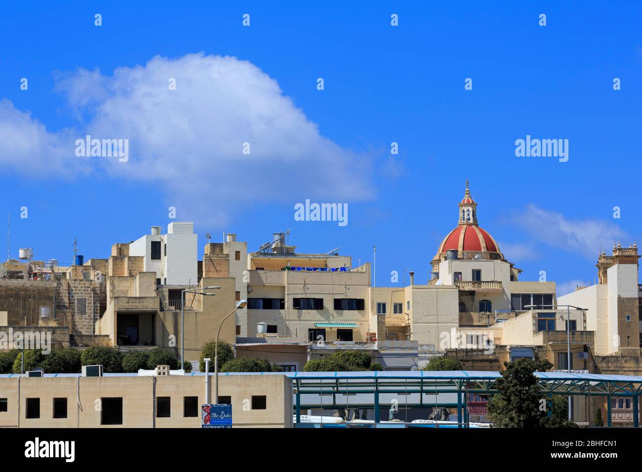 St. George's Basilica, Victoria City, Gozo Island, Malta, Europe Stock Photo