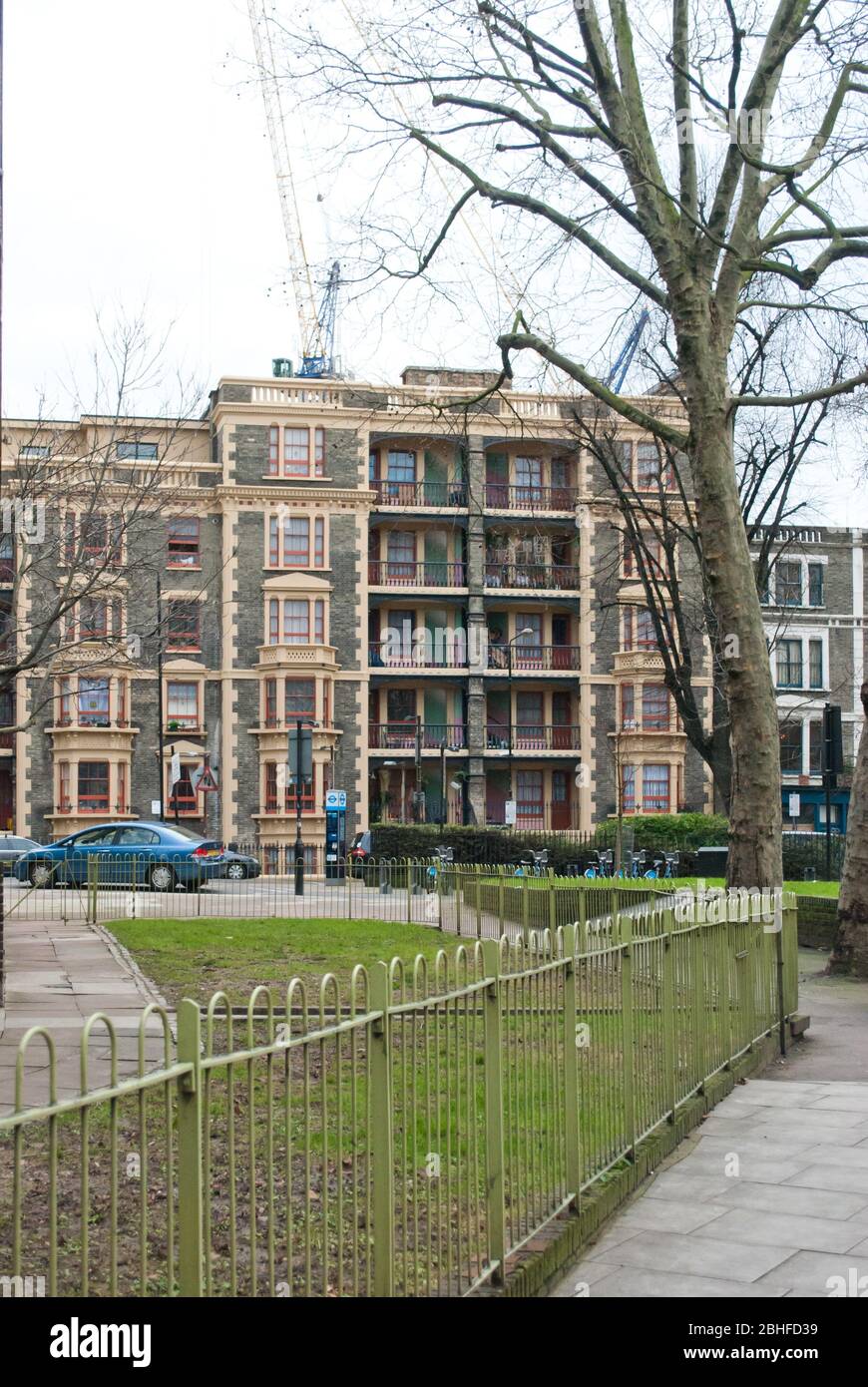 Block of Flats in Haggerston Hackney, London Stock Photo