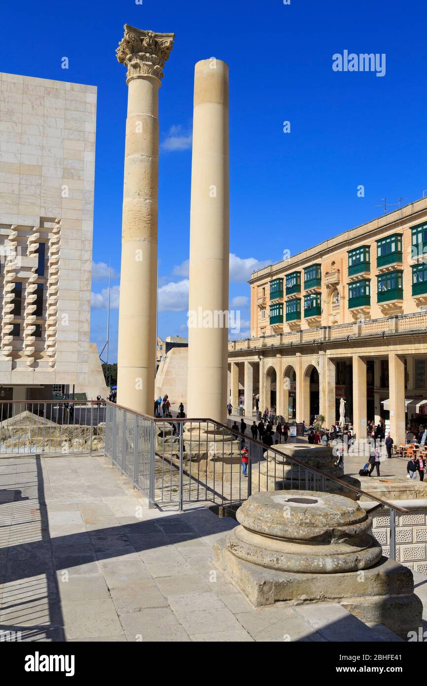 Royal Opera House & Parliament, Valletta, Malta, Europe Stock Photo Alamy