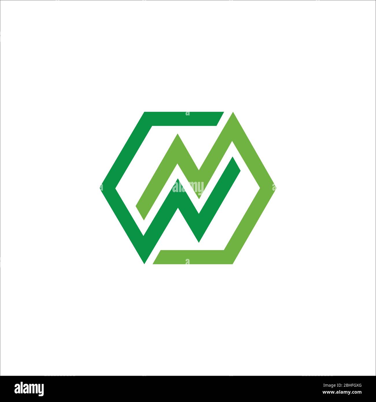 Initial letter wm logo or mw logo vector design template Stock Vector