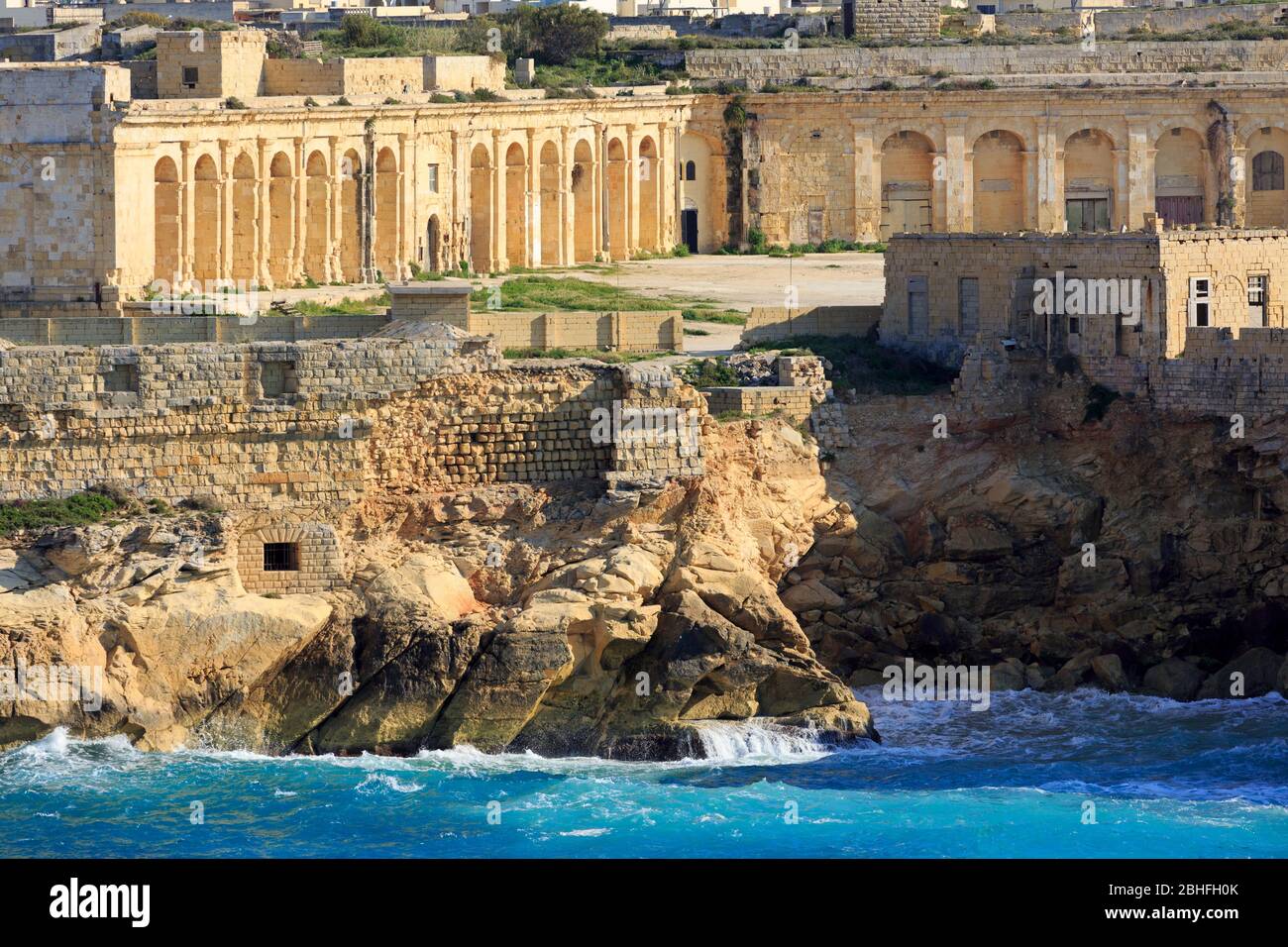 Fort Ricasoli, Grand Harbour, Valletta, Malta, Europe Stock Photo