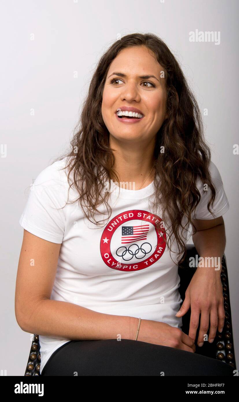 Volleyball player logan tom poses hi-res stock photography and images