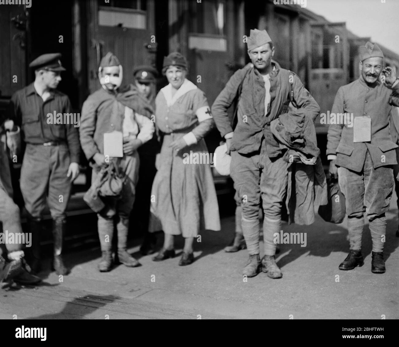 First world war french soldiers red Black and White Stock Photos ...