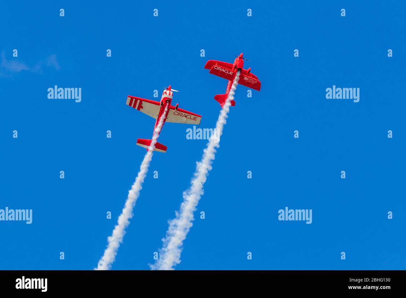 Oracle famous performing airplanes at 2019 Wings Over Houston airshow ...