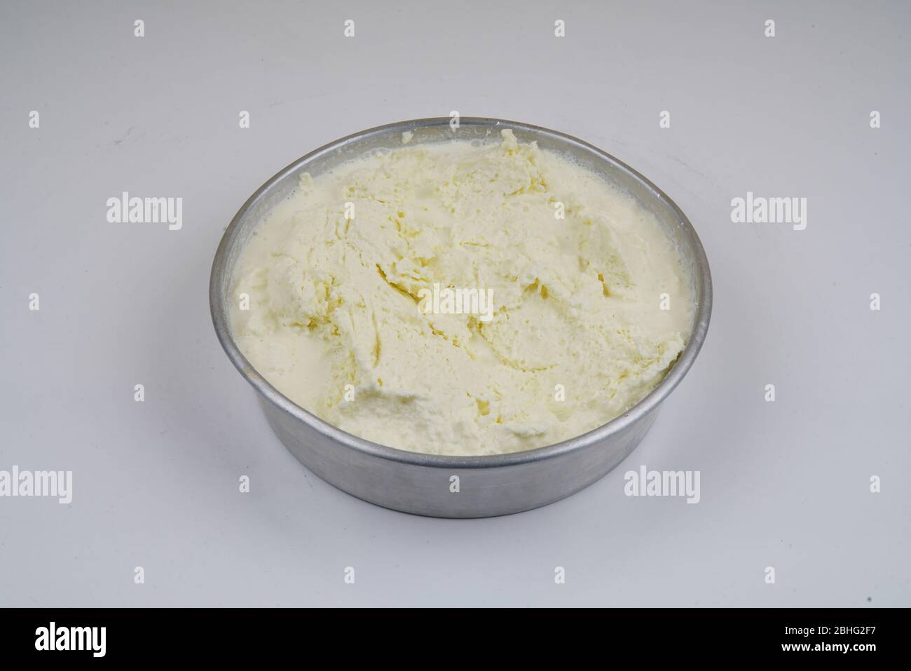 Turkish kaymak Milk cream Stock Photo Alamy