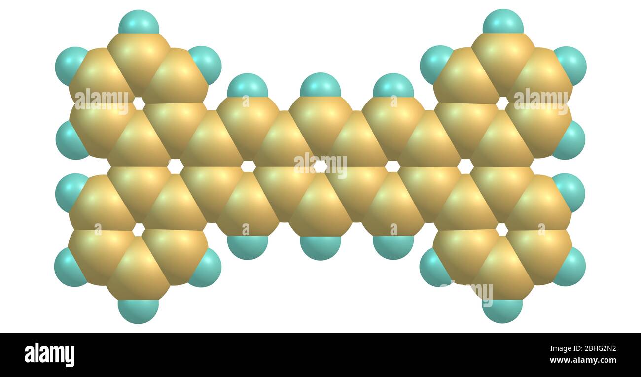 Tetrabenzopentacene is building block for organic optoelectronic