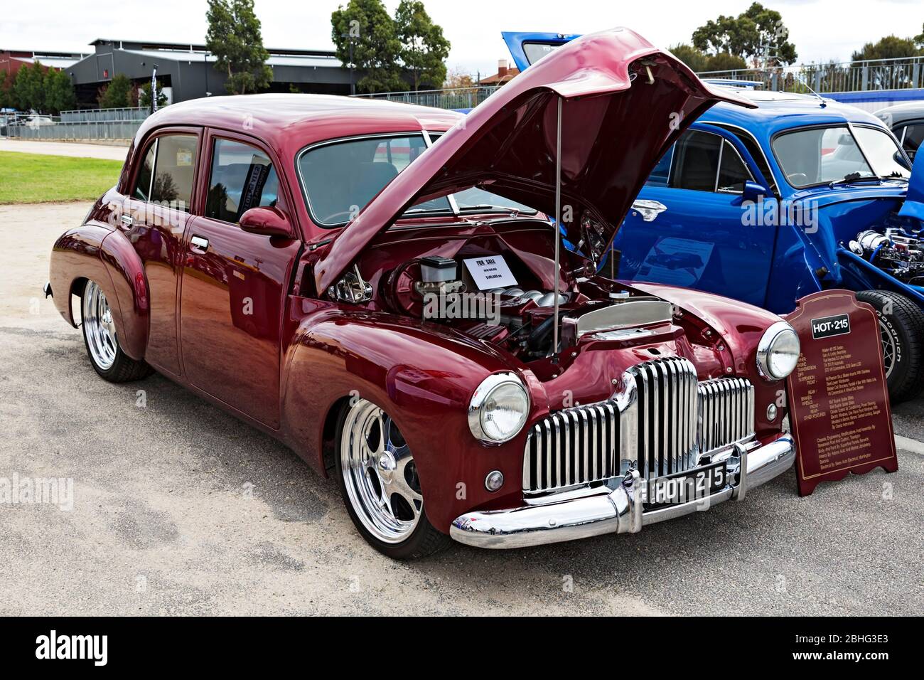 Automobiles / Australian made 194853 FX Holden Sedan displayed at a