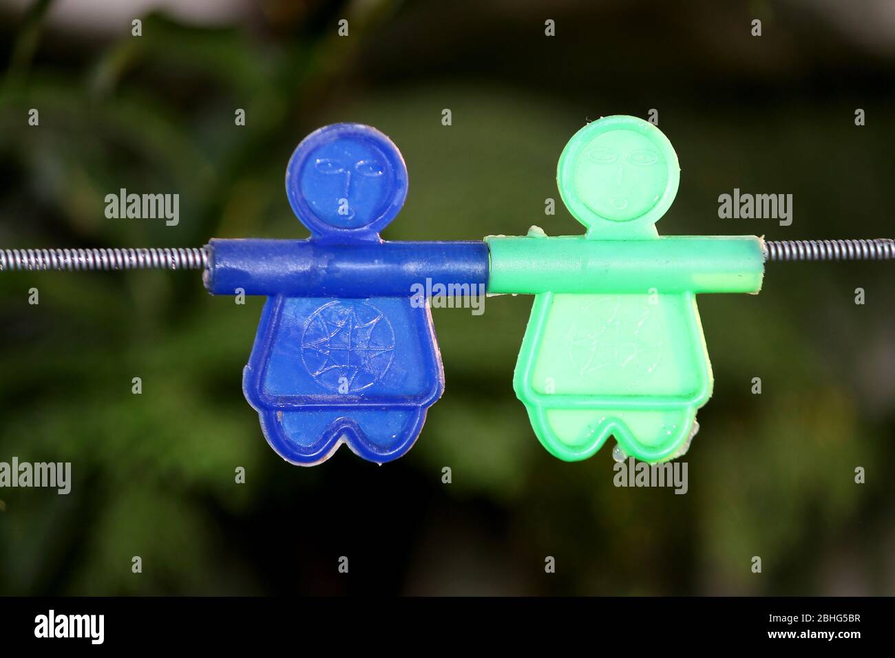 colorful hanging plastic character toy for kids playing, selective