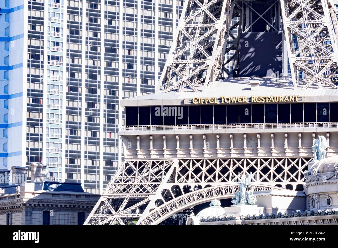 Eiffel tower viewing deck las vegas hires stock photography and images