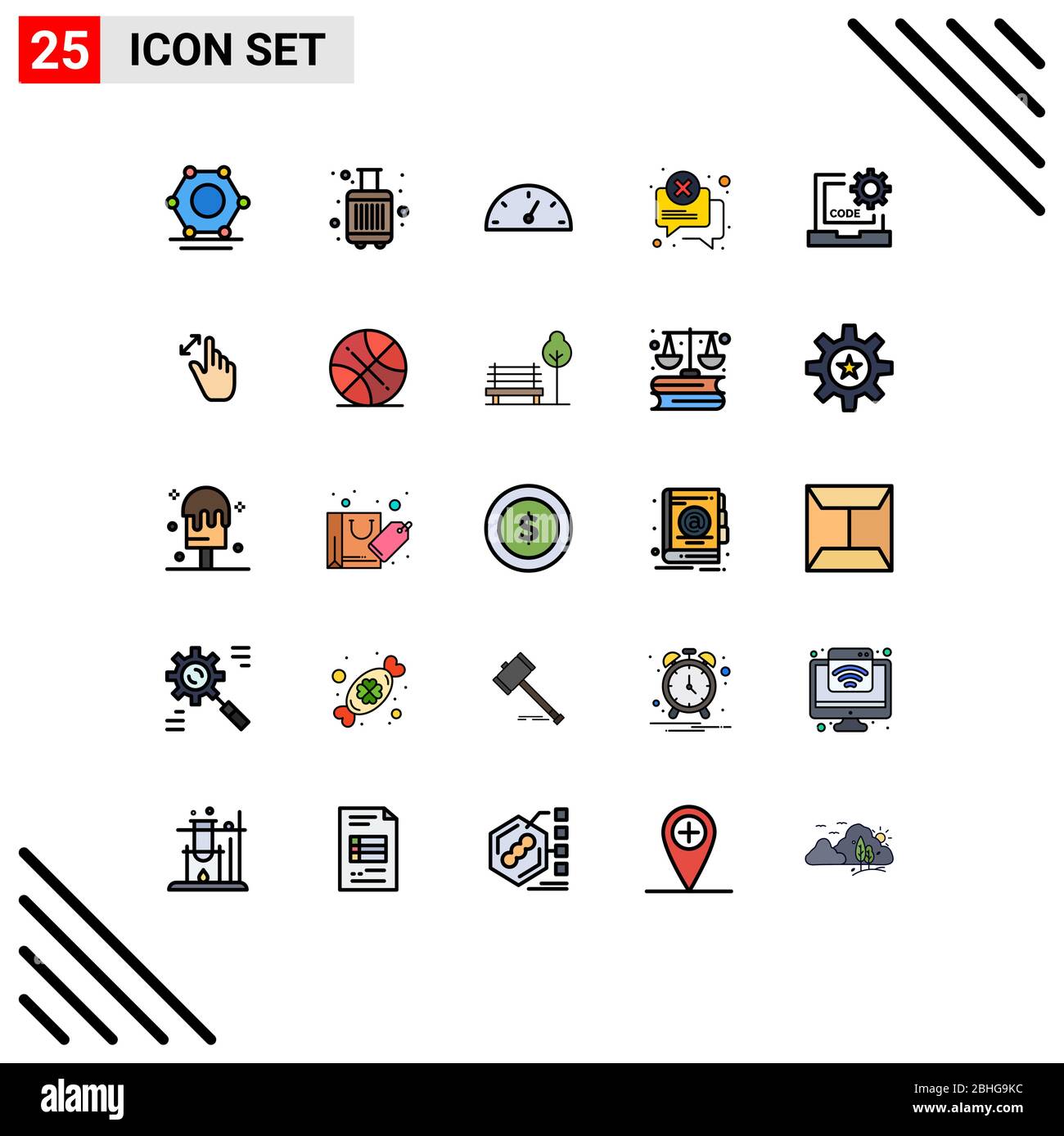 Stock Vector Icon Pack Of 25 Line Signs And Symbols For Development Coding Gauge Code Error Editable Vector Design Elements Stock Vector Image Art Alamy Stock Vector Icon Pack Of 25 Line Signs And Symbols For Development Coding Gauge Code Error Editable Vector Design Elements Stock Vector Image Art Alamy