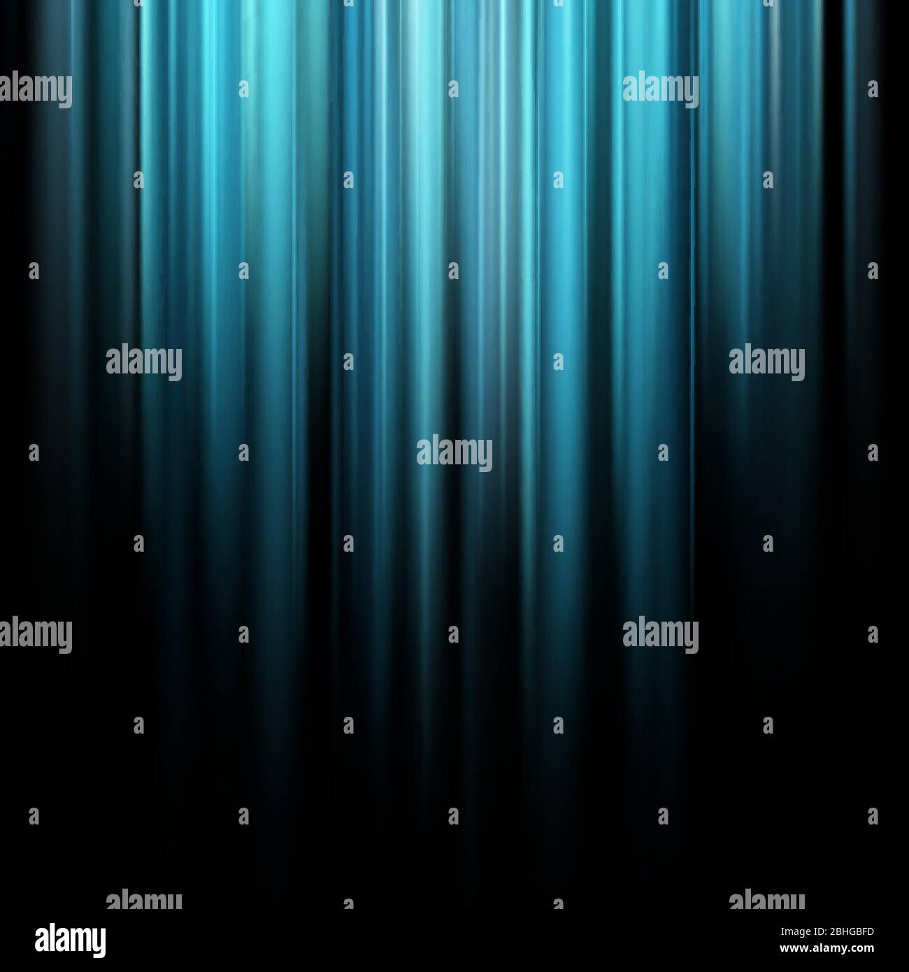 Abstract blue magic light rays over dark background. EPS 10 Stock Vector
