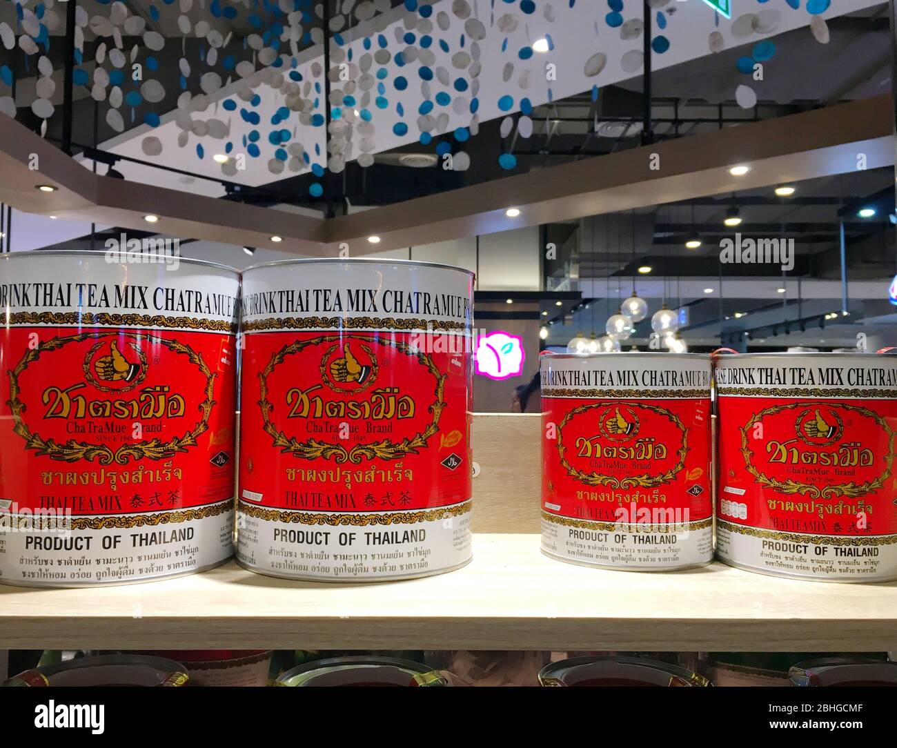 Package of "Cha Tra Mue Brand" The famous tea brand in Thailand
