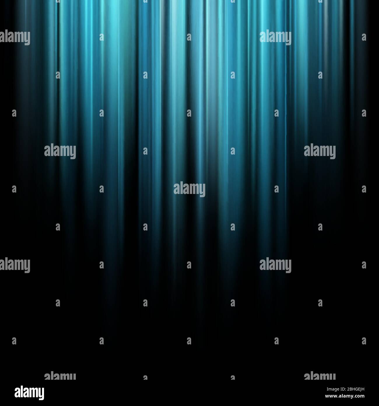 Abstract blue magic light rays over dark background. EPS 10 Stock Vector