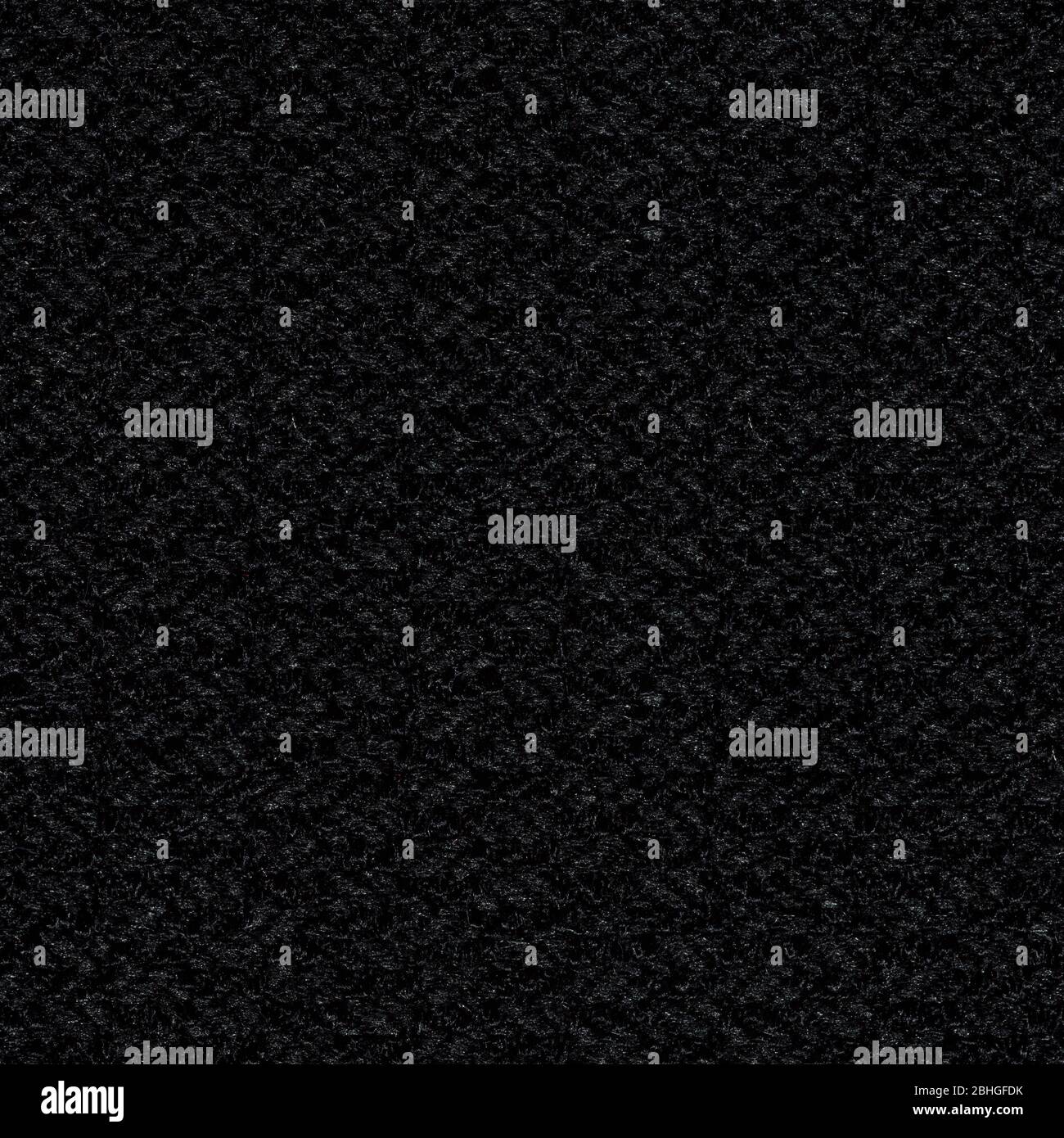 Black textile background for strict interior. Seamless square texture. Stock Photo