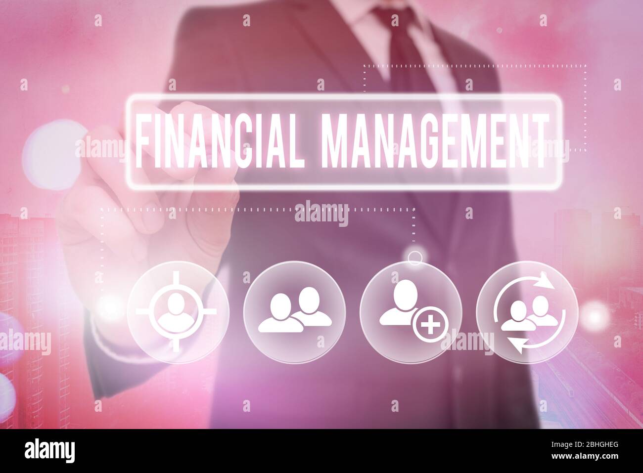 Handwriting text Financial Management. Conceptual photo efficient and ...
