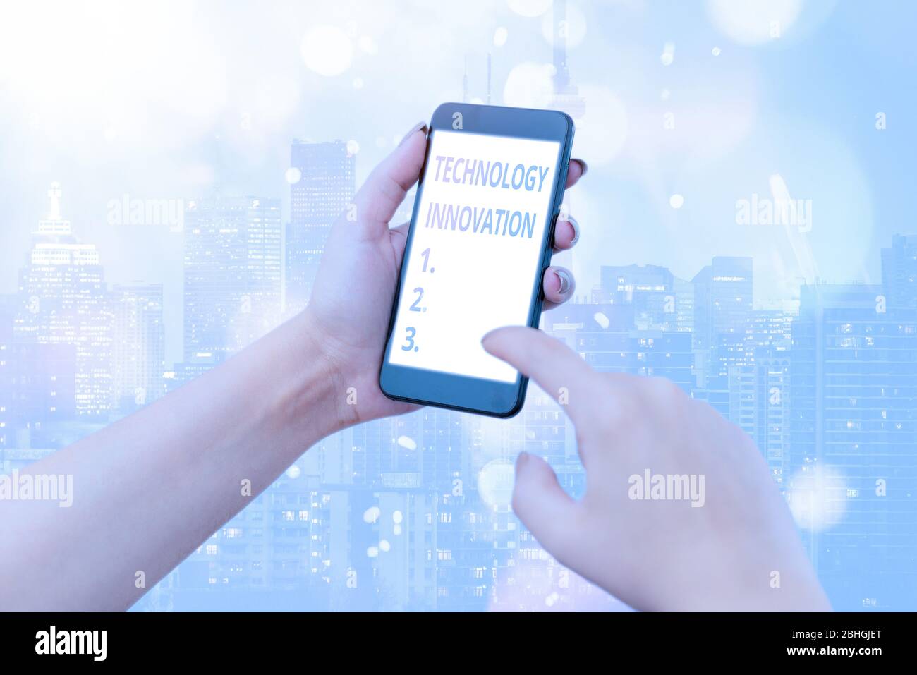 Handwriting text writing Technology Innovation. Conceptual photo ...