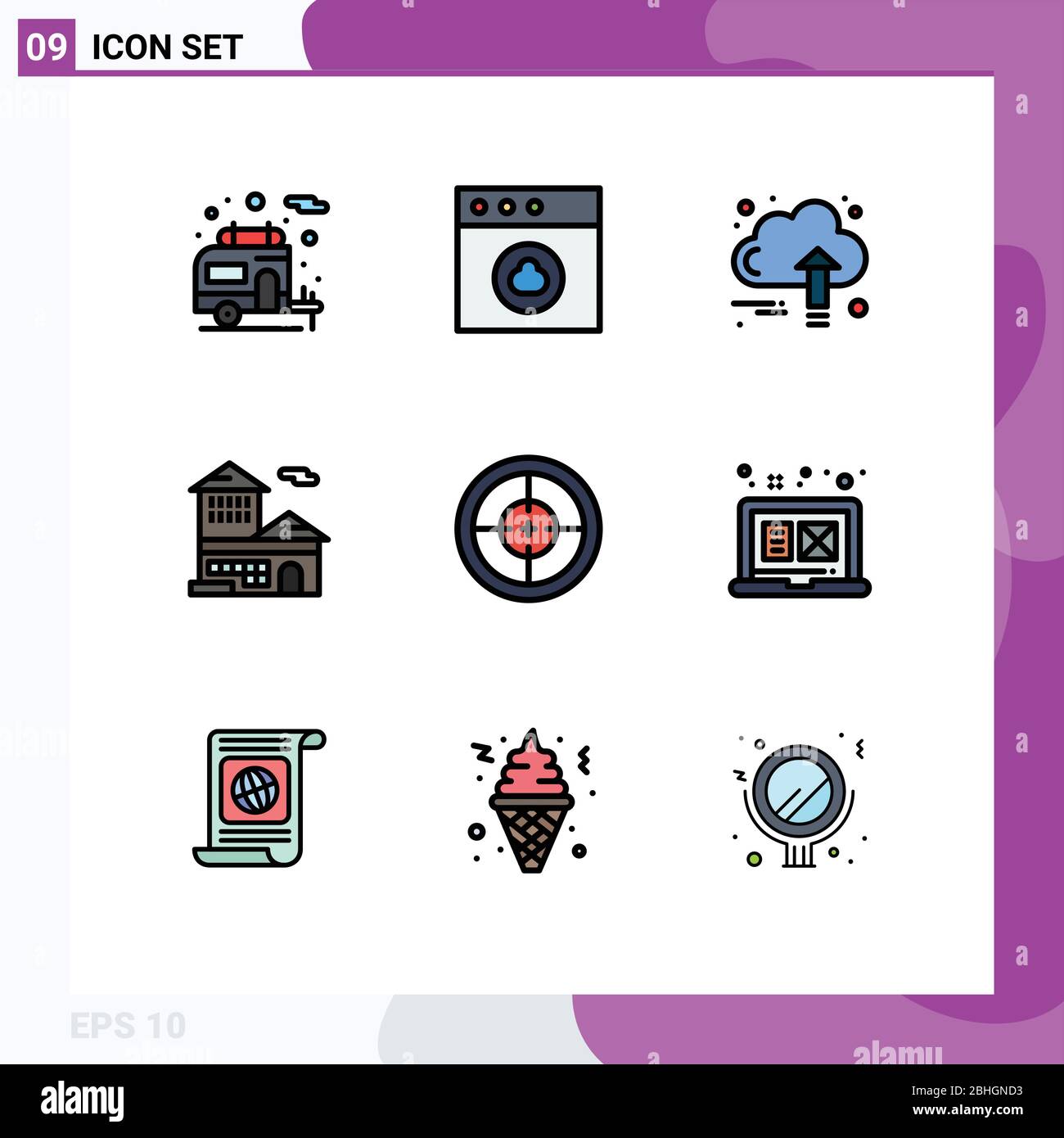 9 Creative Icons Modern Signs and Symbols of military, army, finance, office,  bank account Editable Vector Design Elements Stock Vector Image & Art -  Alamy