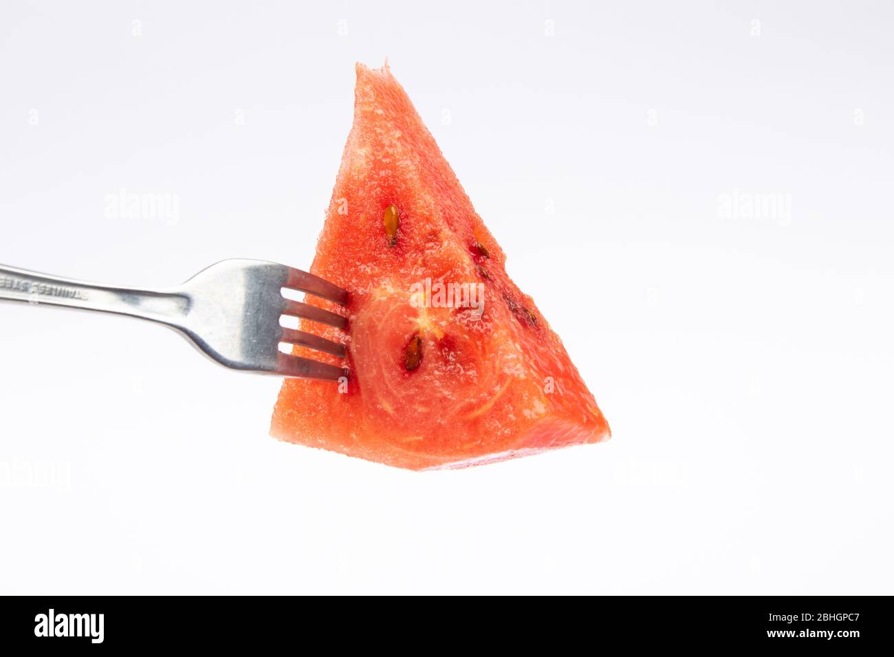 Fresh Watermelon on White background Stock Photo - Alamy