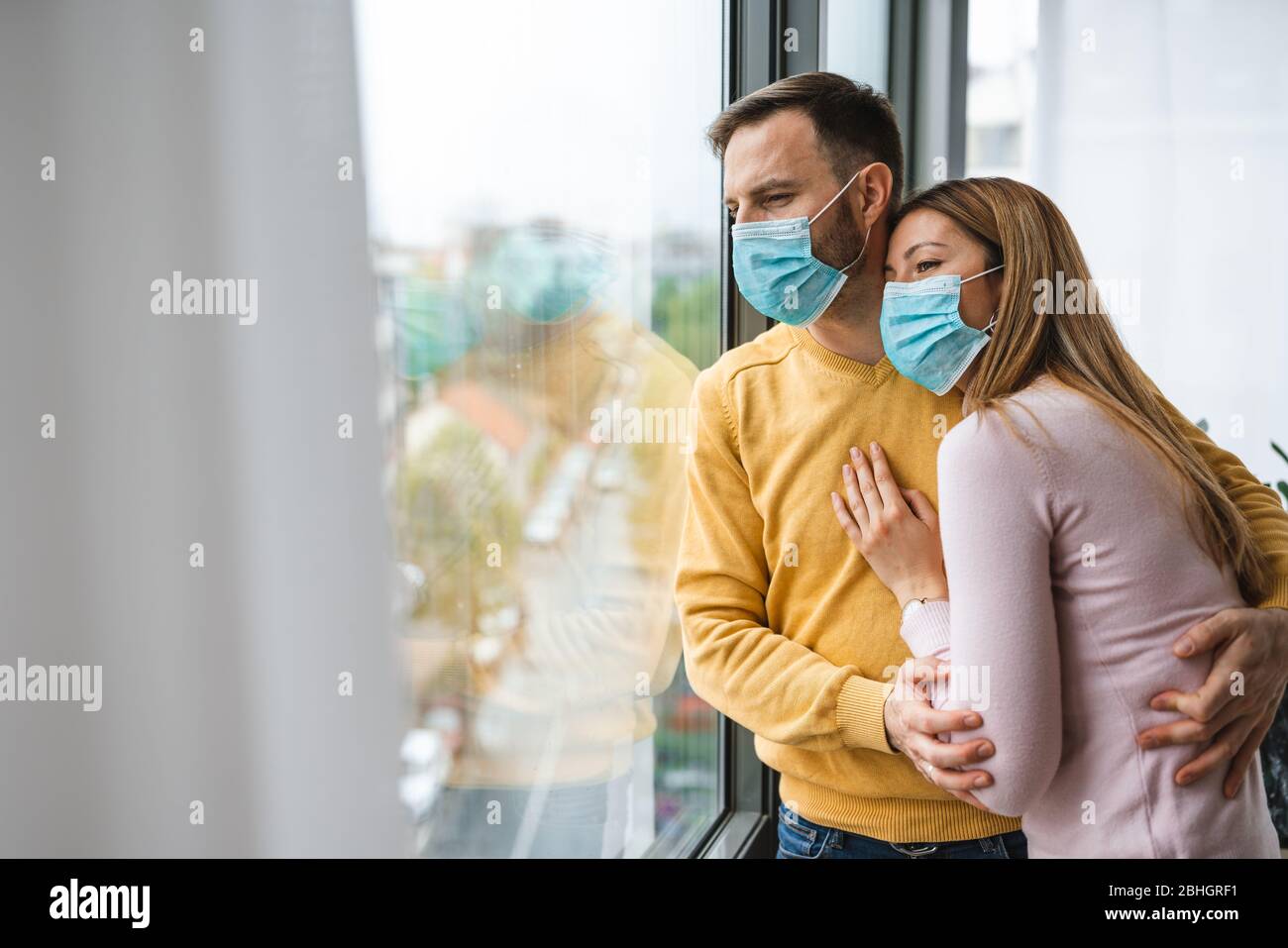 Download Couple Face Mask Home High Resolution Stock Photography And Images Alamy PSD Mockup Templates