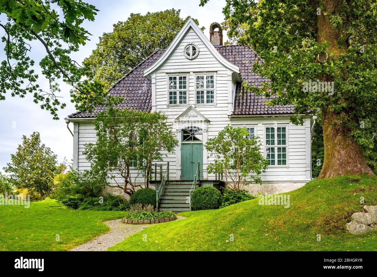 Bergen, Hordaland / Norway 2019/09/06 Reconstructed XIX century