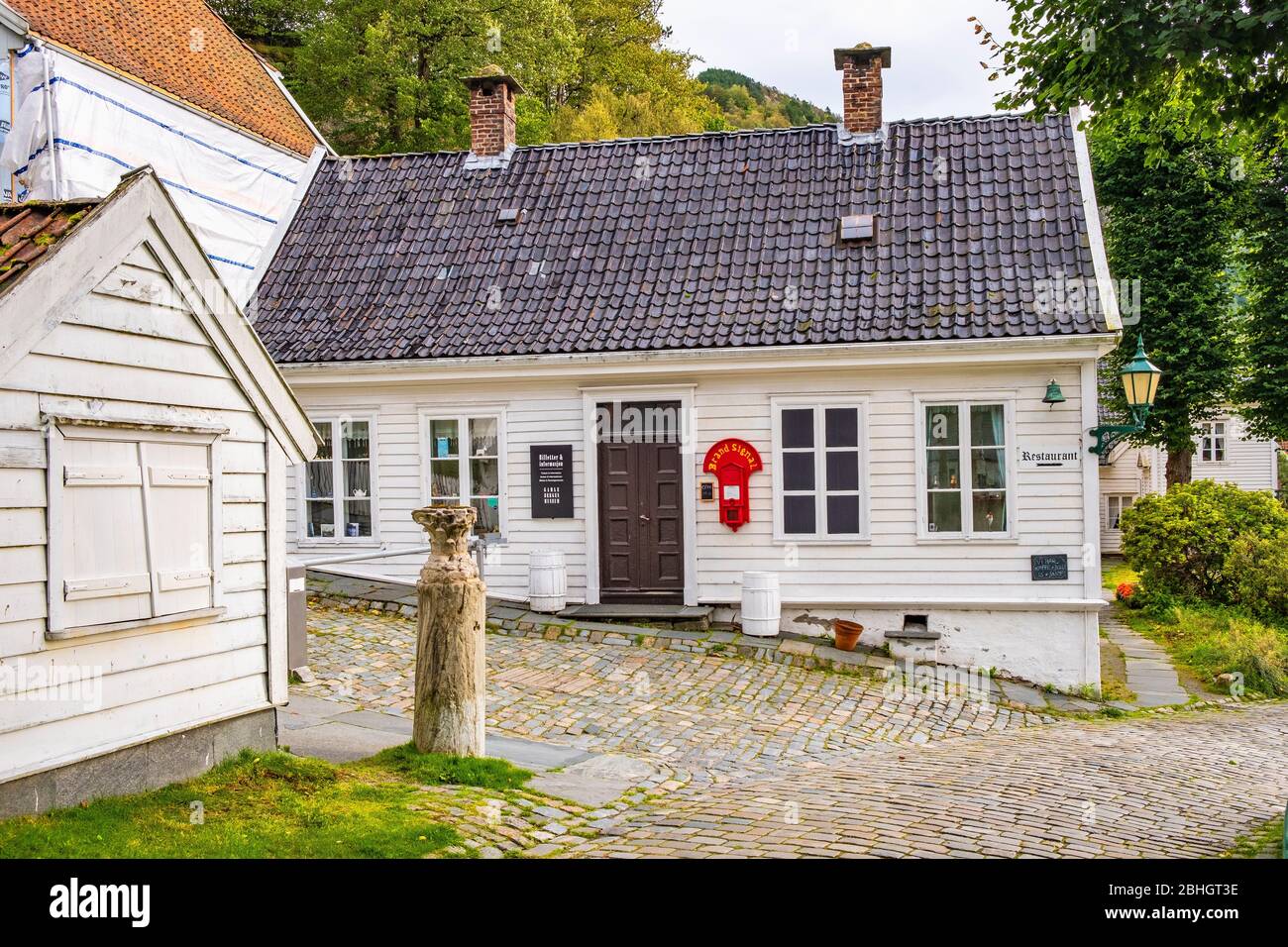 Bergen, Hordaland / Norway 2019/09/06 Reconstructed XIX century