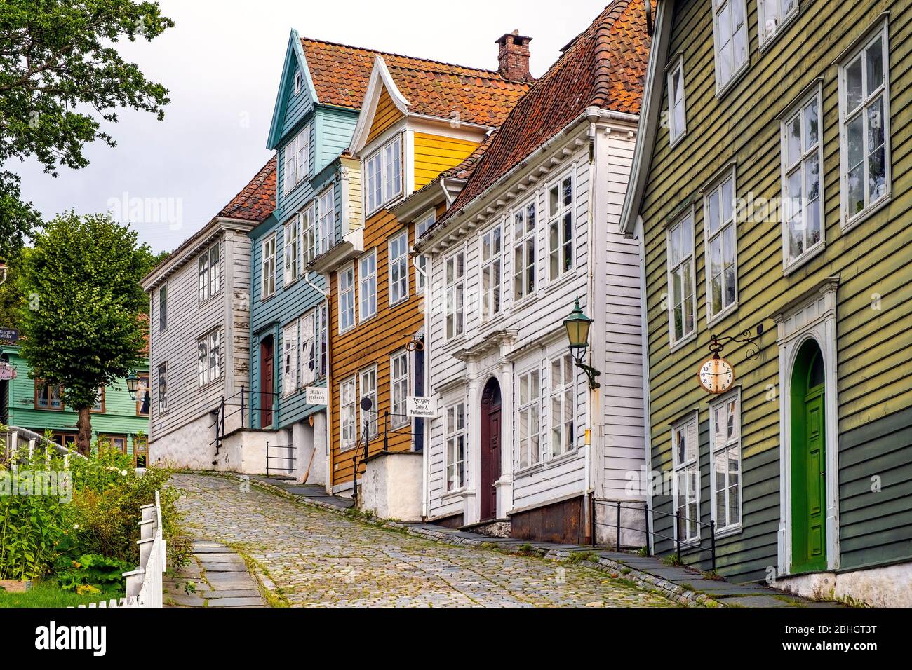 Bergen, Hordaland / Norway 2019/09/06 Reconstructed XIX century