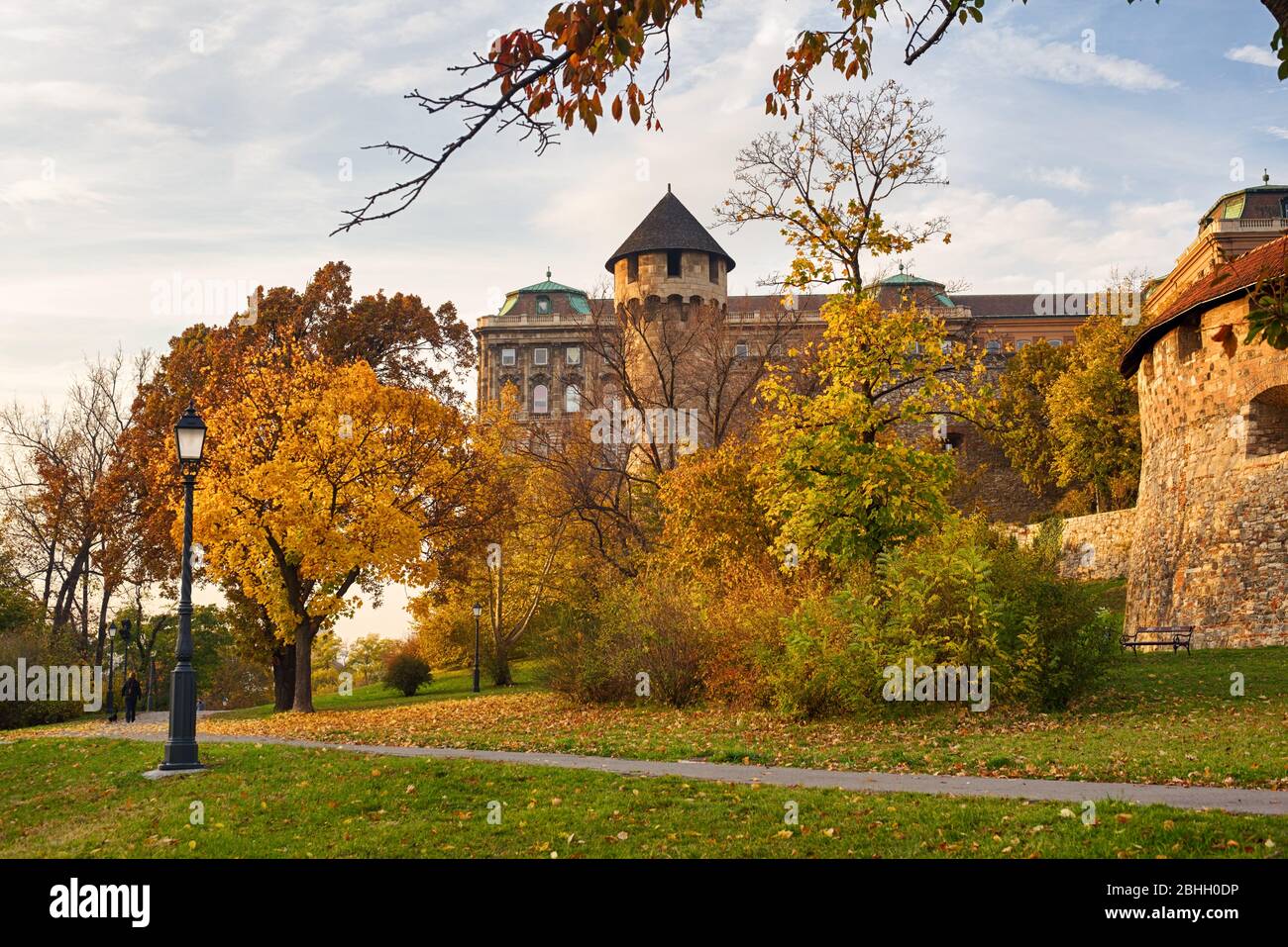 Budapest buda castle fall hi-res stock photography and images - Alamy