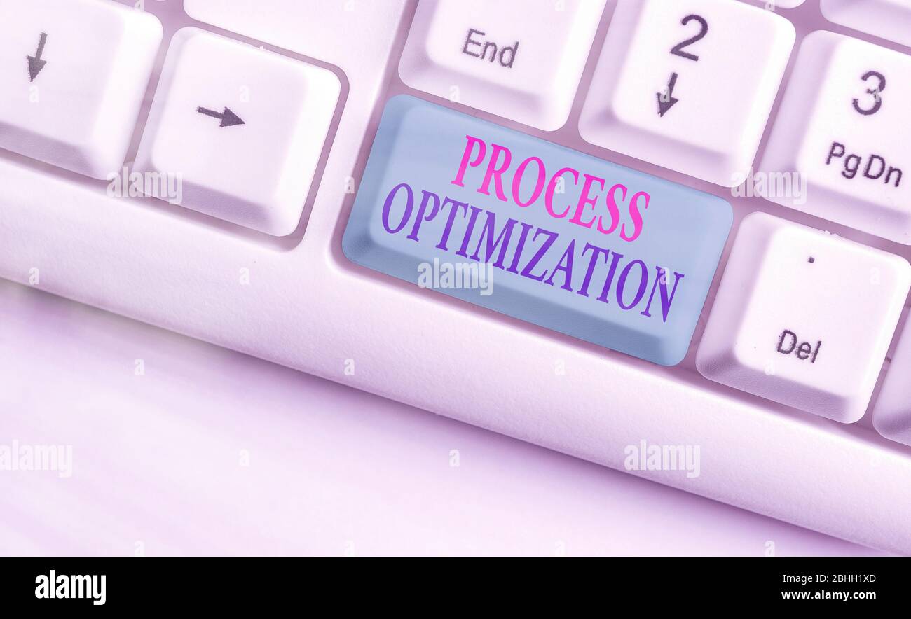 Conceptual hand writing showing Process Optimization. Concept meaning ...