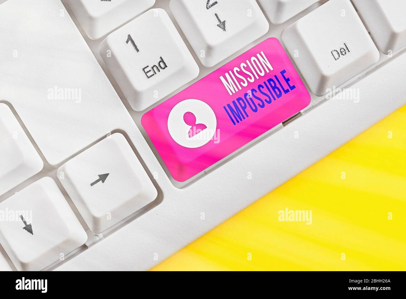 Handwriting text Mission Impossible. Conceptual photo Difficult ...