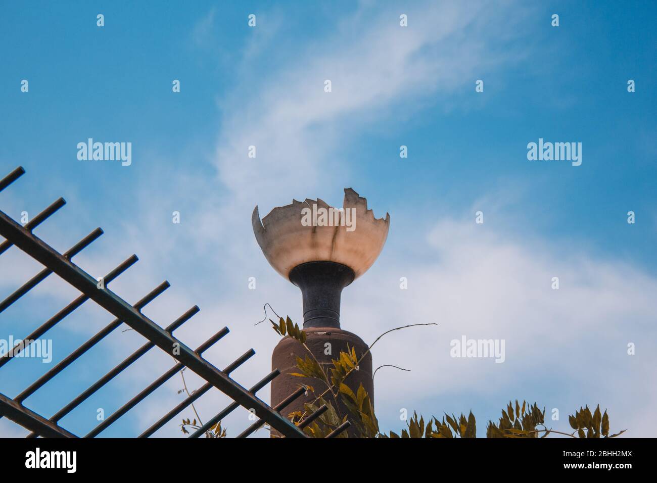Broken Lamp Post High Resolution Stock Photography and Images - Alamy
