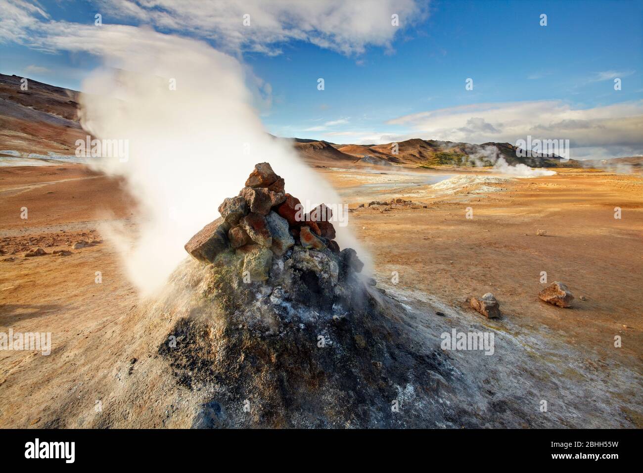 Myvatn geothermal hot springs Stock Photo Alamy