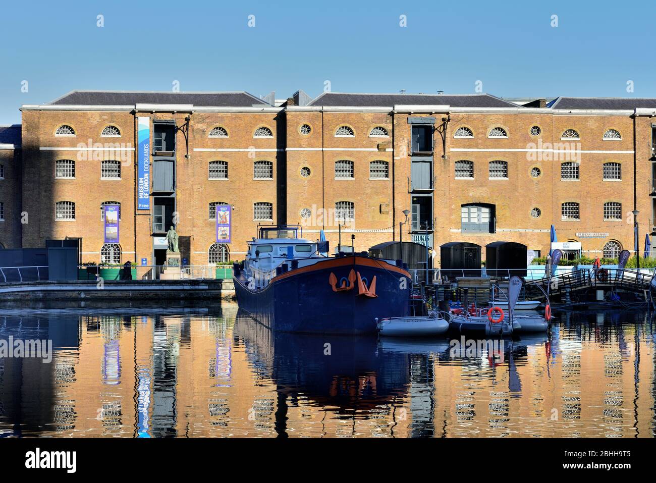 Museum of London Docklands, West India Quay,Dockands, Canary Wharf, East London Stock Photo