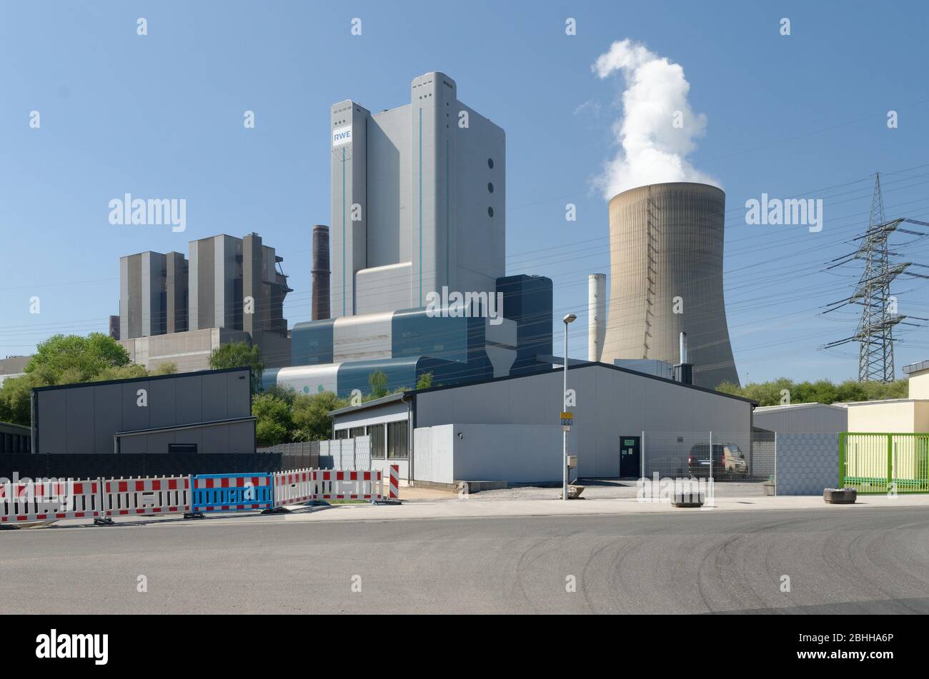 coal-fired power station RWE Power AG Kraftwerk Niederaußem Stock Photo