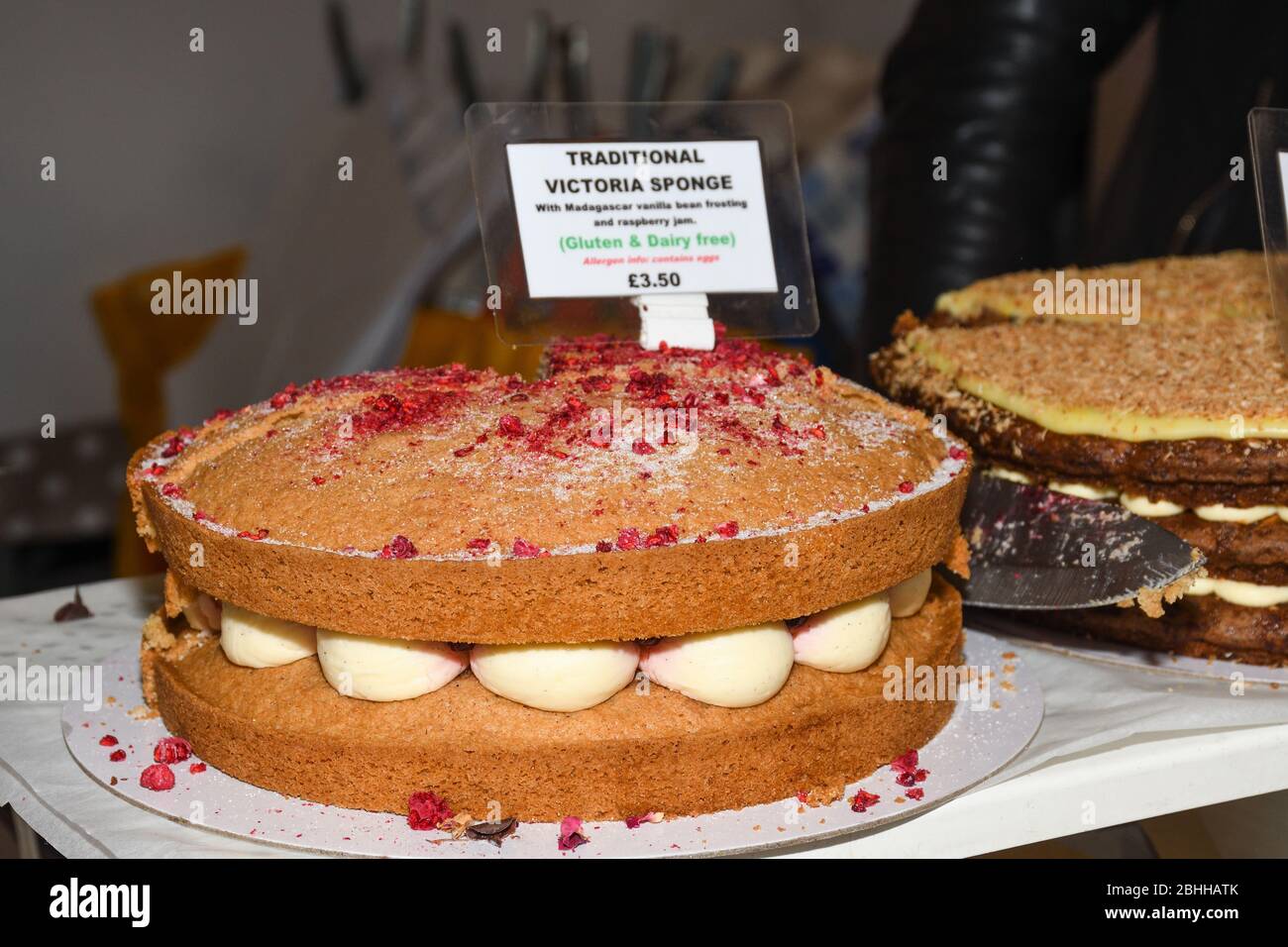 Victoria cake, gluten free, wheat free, dairy free Stock Photo - Alamy