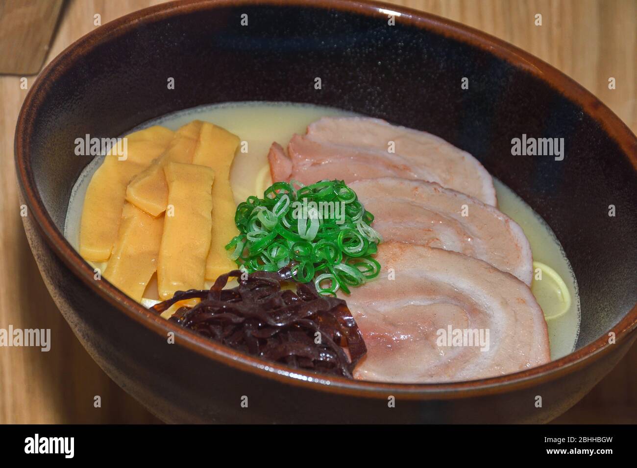 Fake japanese ramen soup bowls presentation at a restaurant menu display Stock Photo Alamy