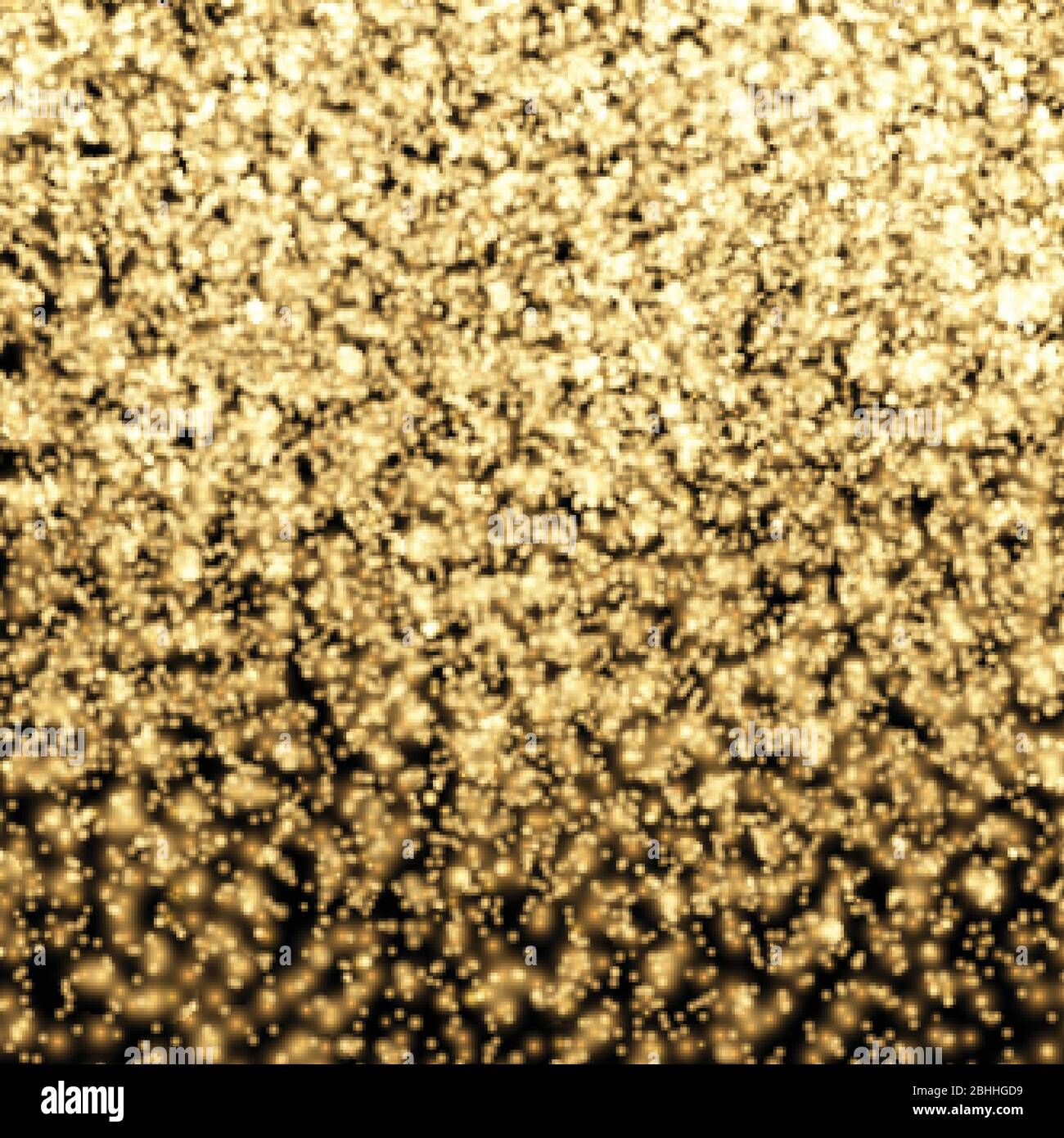 Gold glitter texture on a black background. Golden Sparkle.golden ...