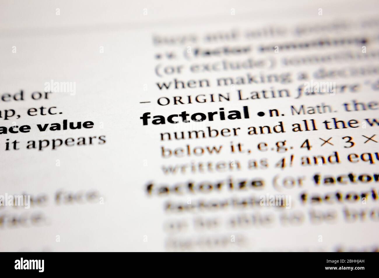 Factorial hi-res stock photography and images - Alamy