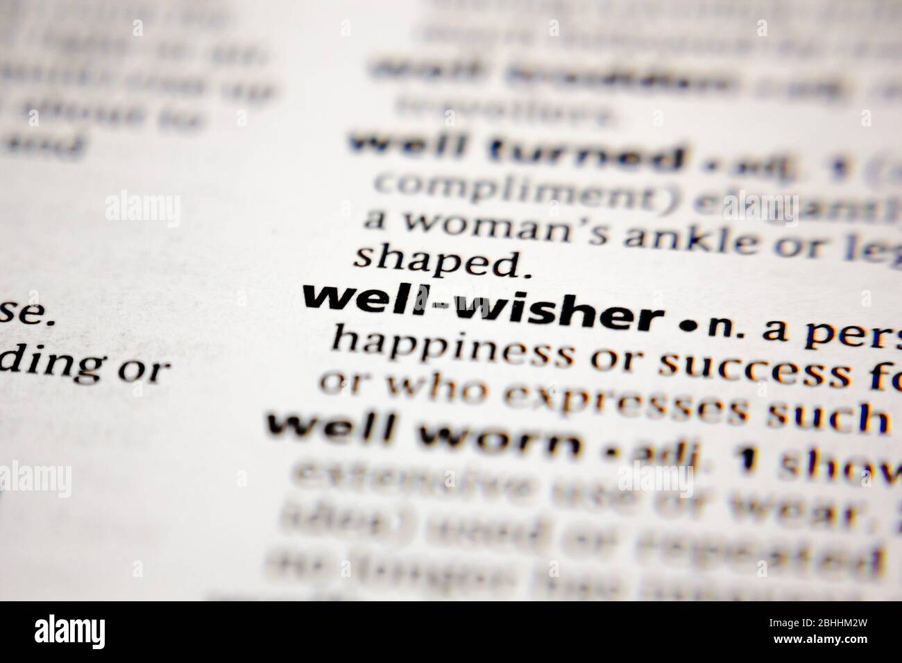 word-or-phrase-well-wisher-in-a-dictionary-stock-photo-alamy