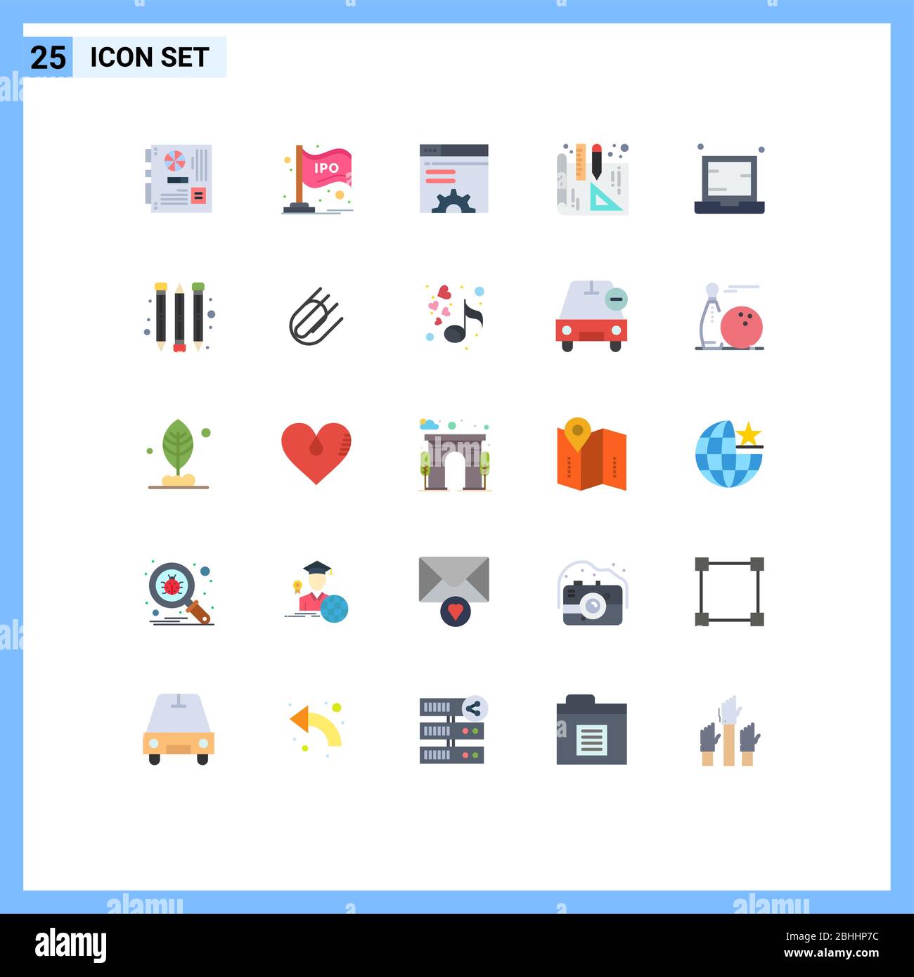 Modern Set Of 25 Flat Colors Pictograph Of Device Interior Design Bar Blueprints Setting Editable Vector Design Elements Stock Vector Image Art Alamy
