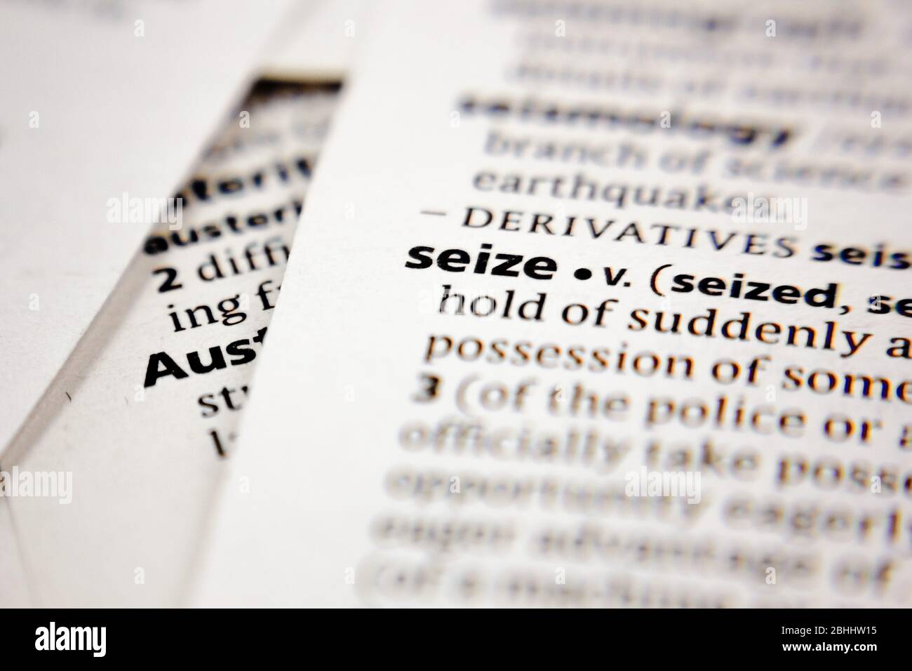 Seize word hi-res stock photography and images - Alamy