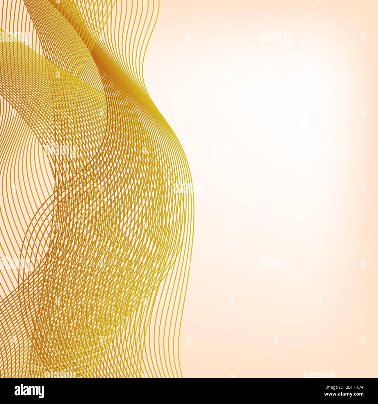 abstract vector waved line background - yellow and brown Stock Vector ...