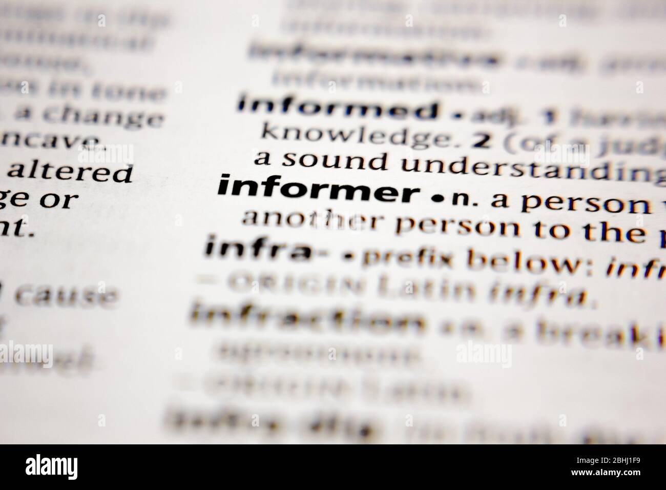Informer hi-res stock photography and images - Alamy